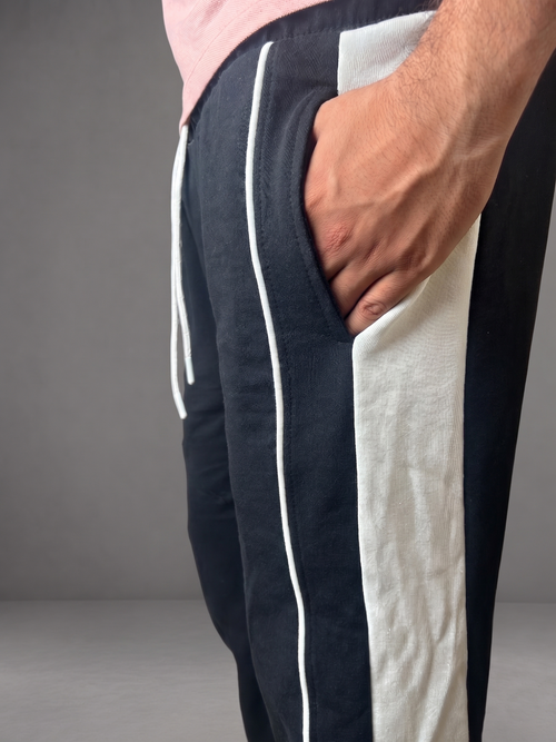 BLACK - DUAL PANEL BAGGY