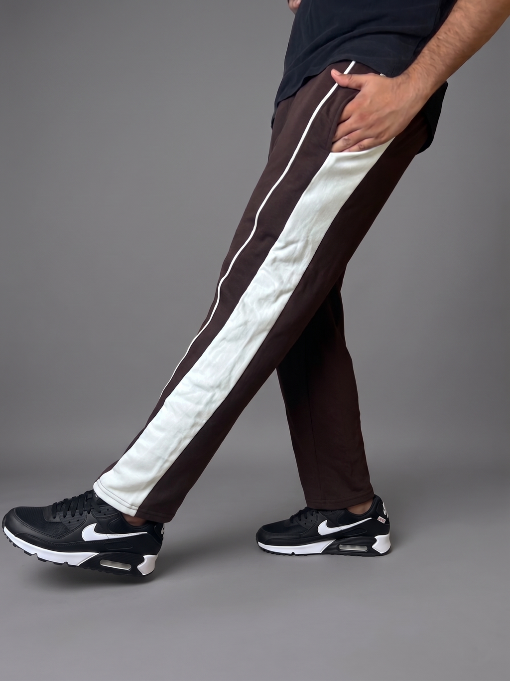 MOCHA BROWN - DUAL PANEL BAGGY