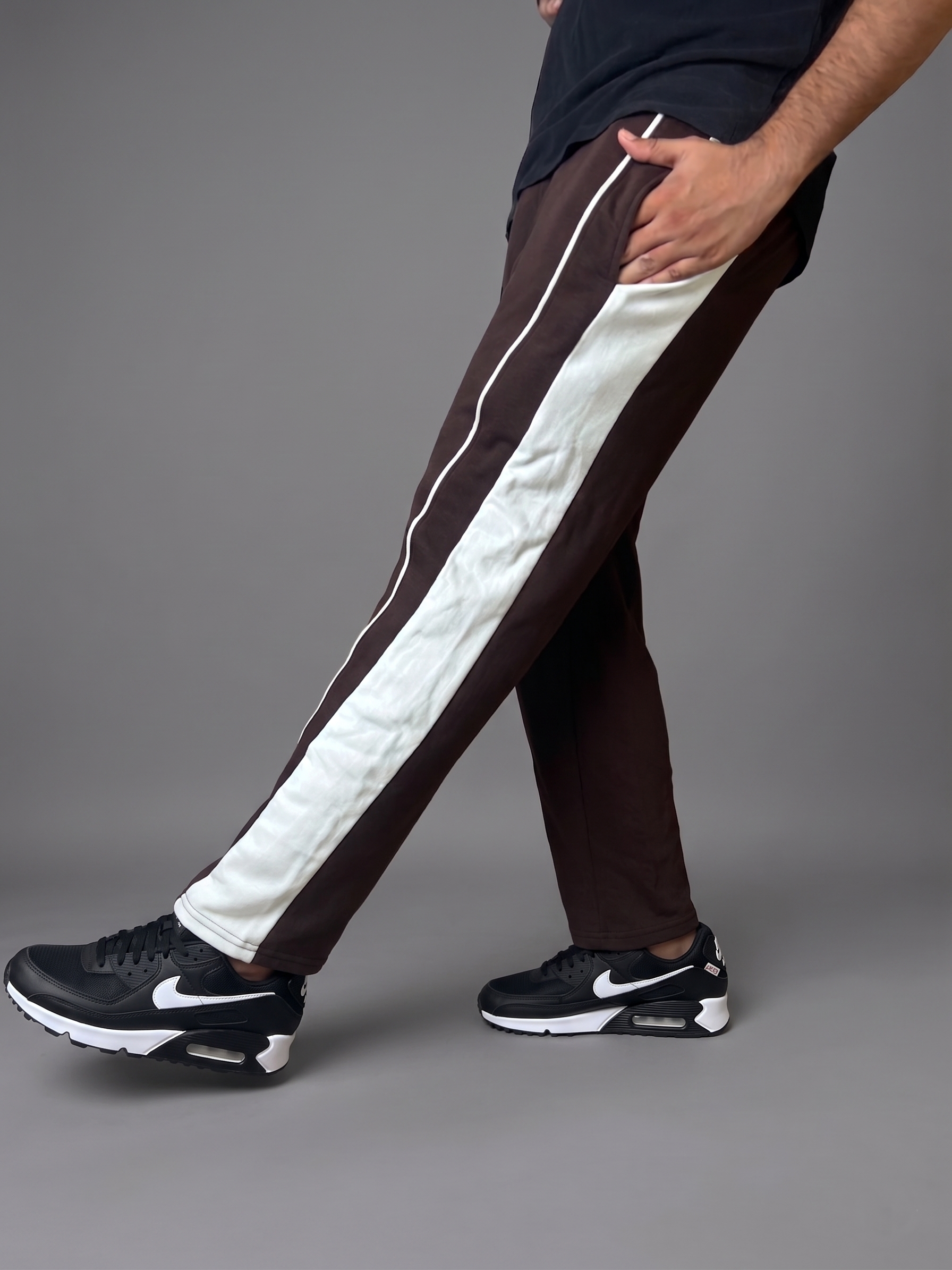 MOCHA BROWN - DUAL PANEL BAGGY