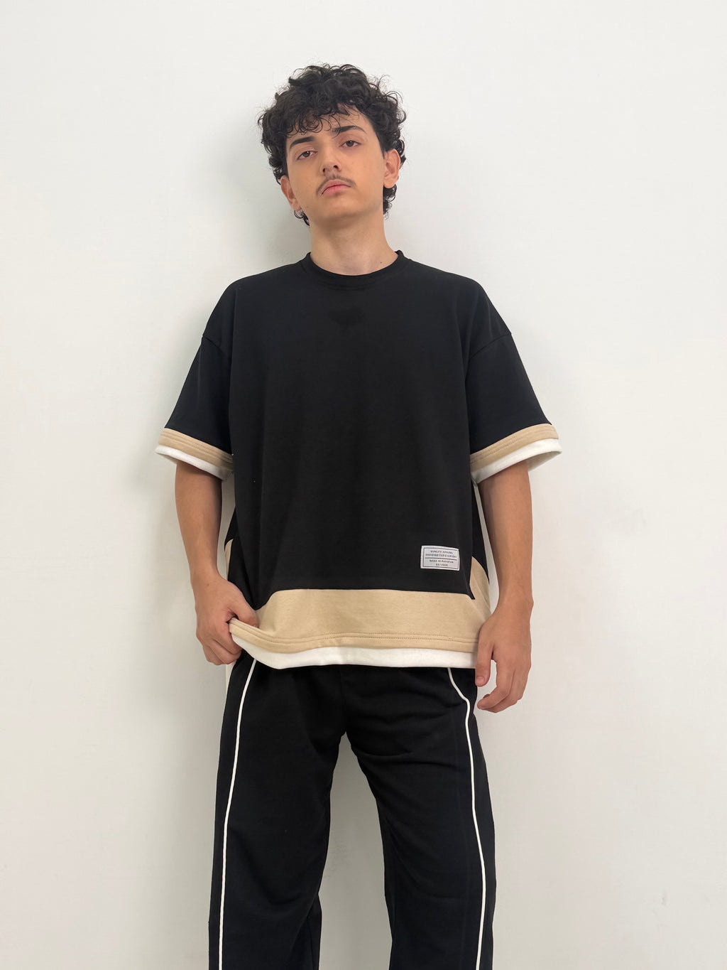 BLACK ZENLINE OVERSIZED