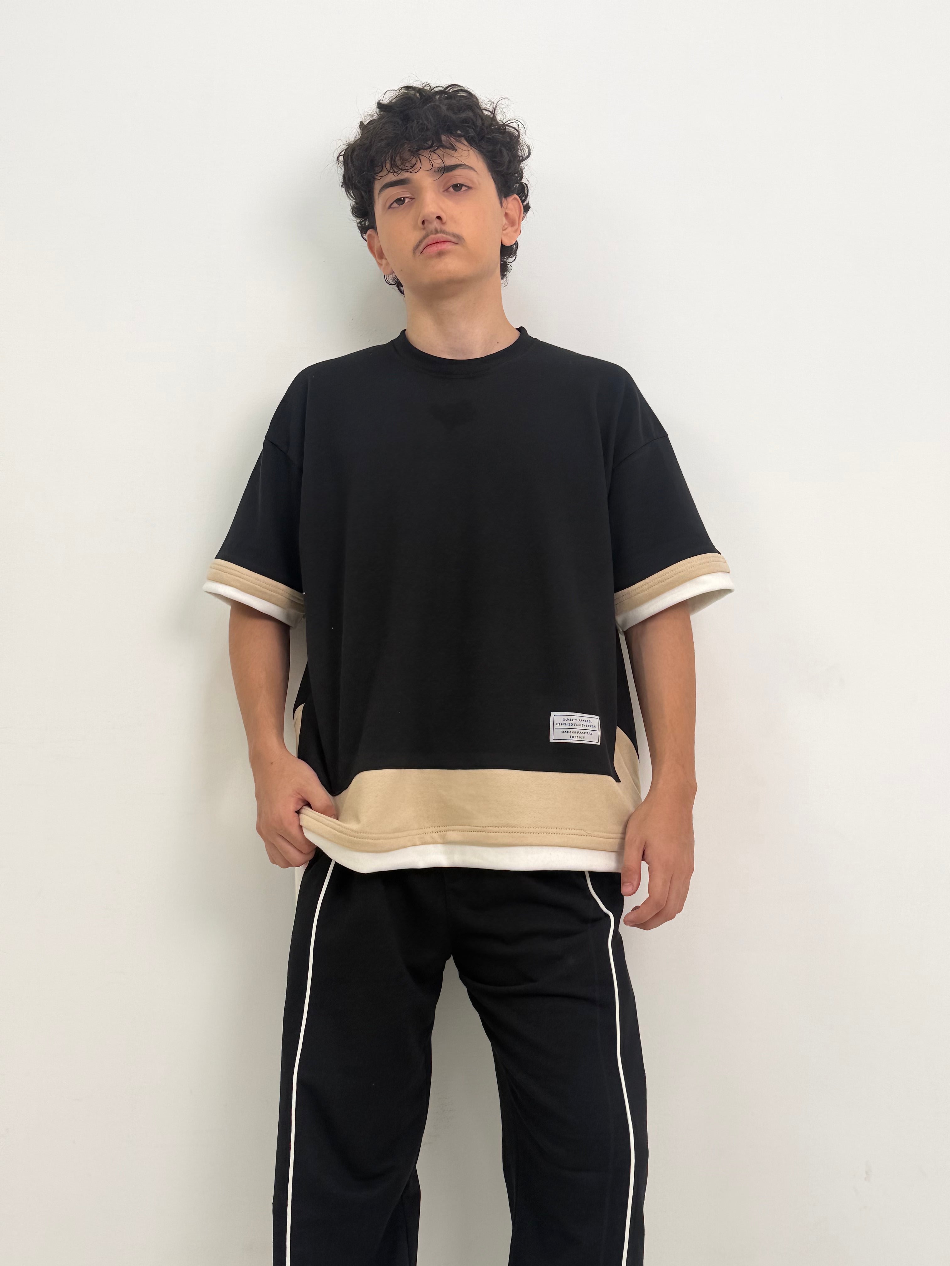 BLACK ZENLINE OVERSIZED