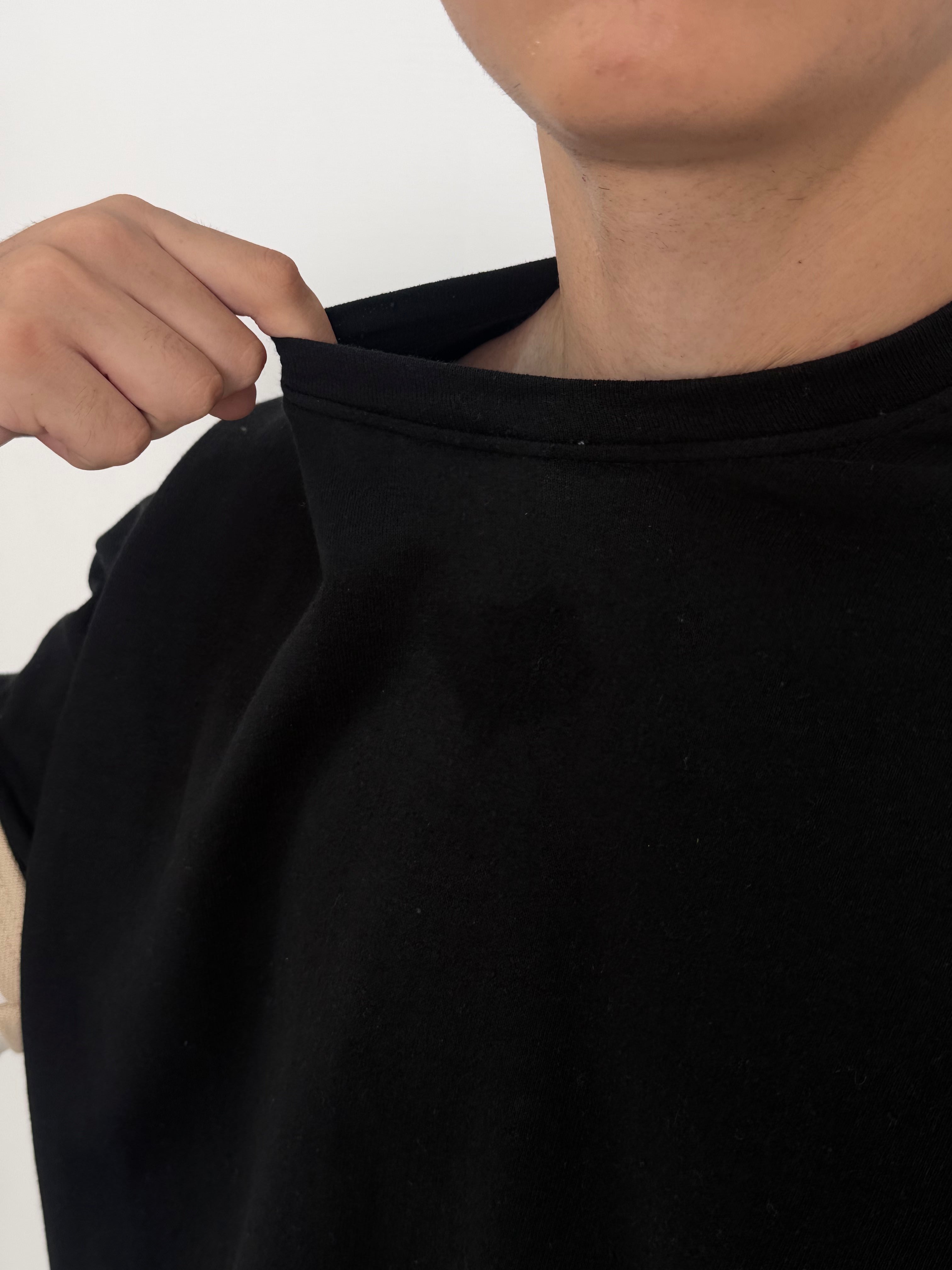 BLACK ZENLINE OVERSIZED