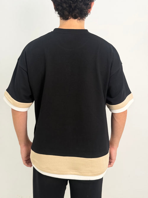 BLACK ZENLINE OVERSIZED