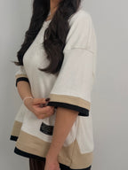 WHITE ZENLINE OVERSIZED