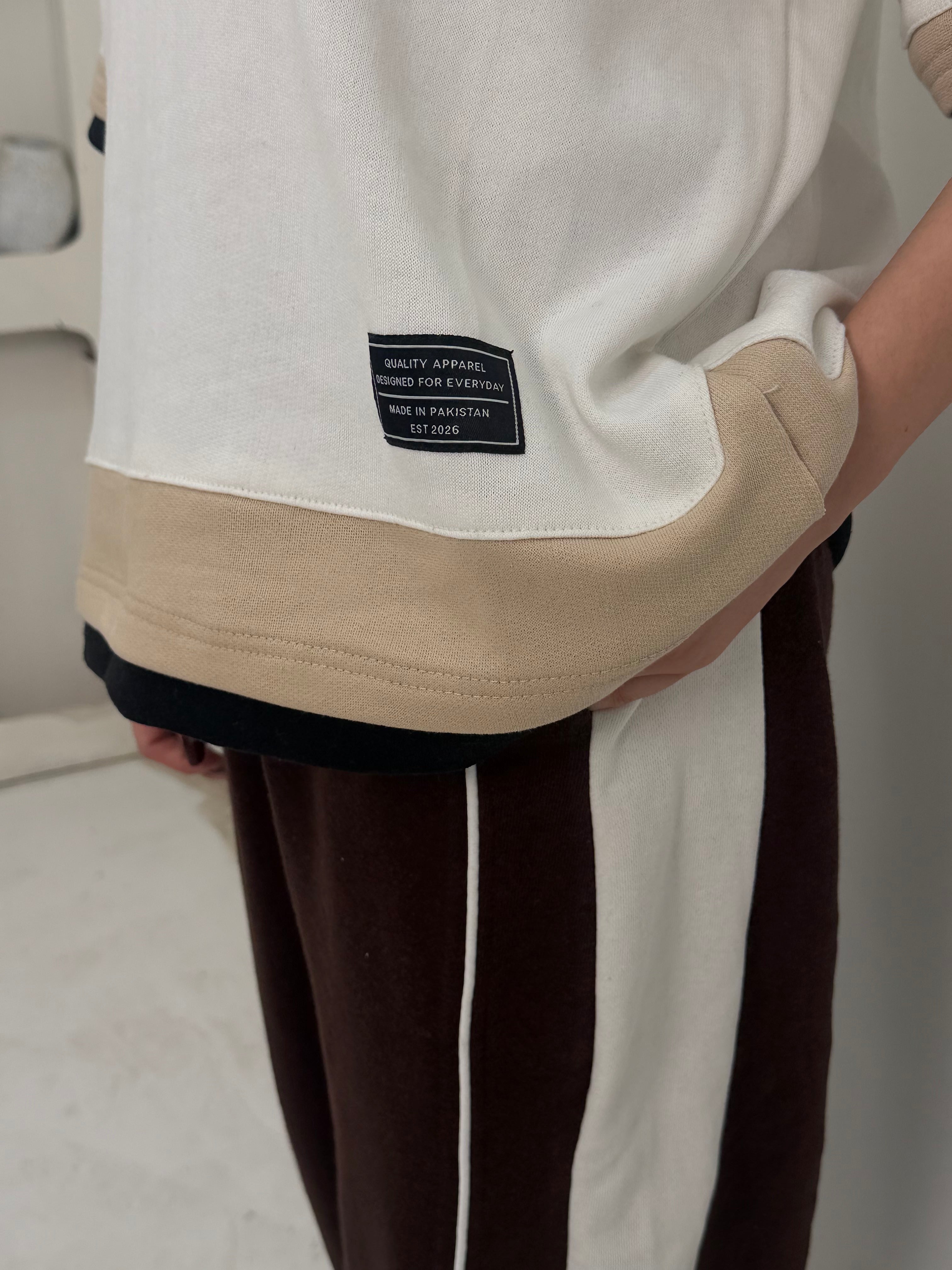 WHITE ZENLINE OVERSIZED