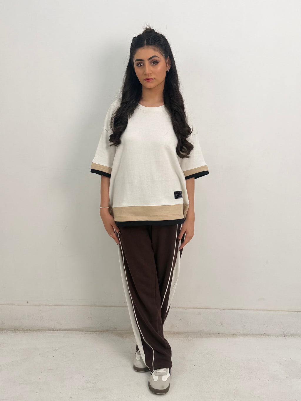 WHITE ZENLINE OVERSIZED