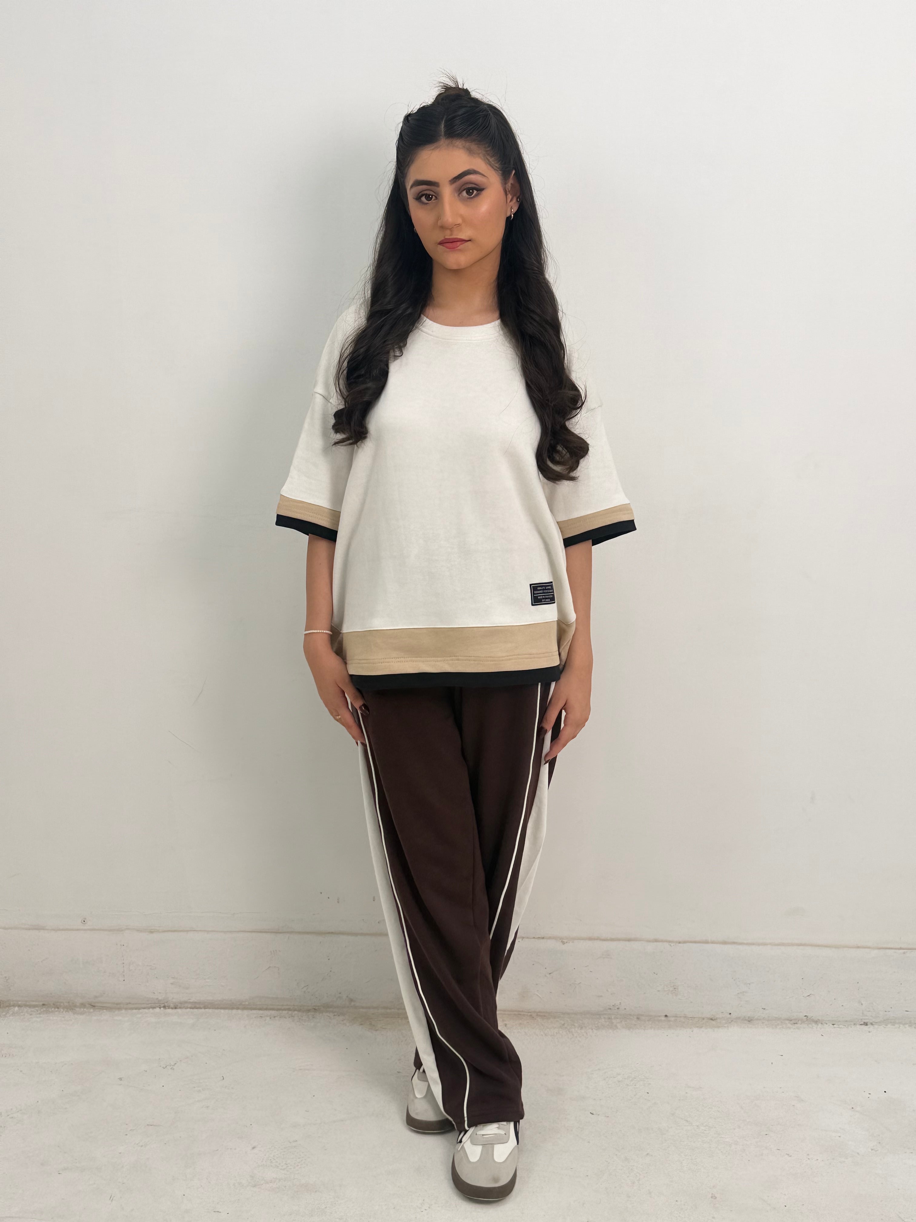 WHITE ZENLINE OVERSIZED