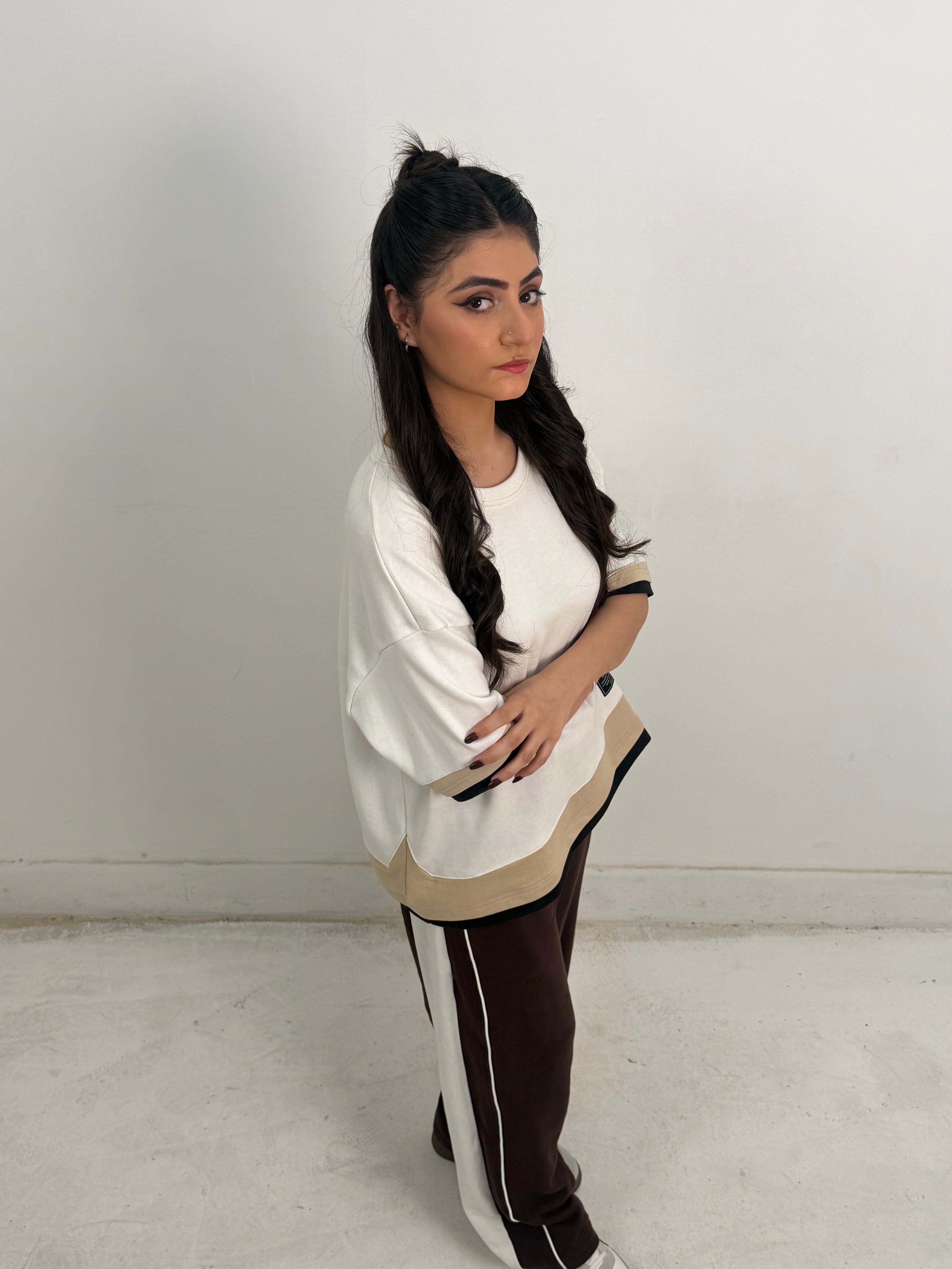 WHITE ZENLINE OVERSIZED