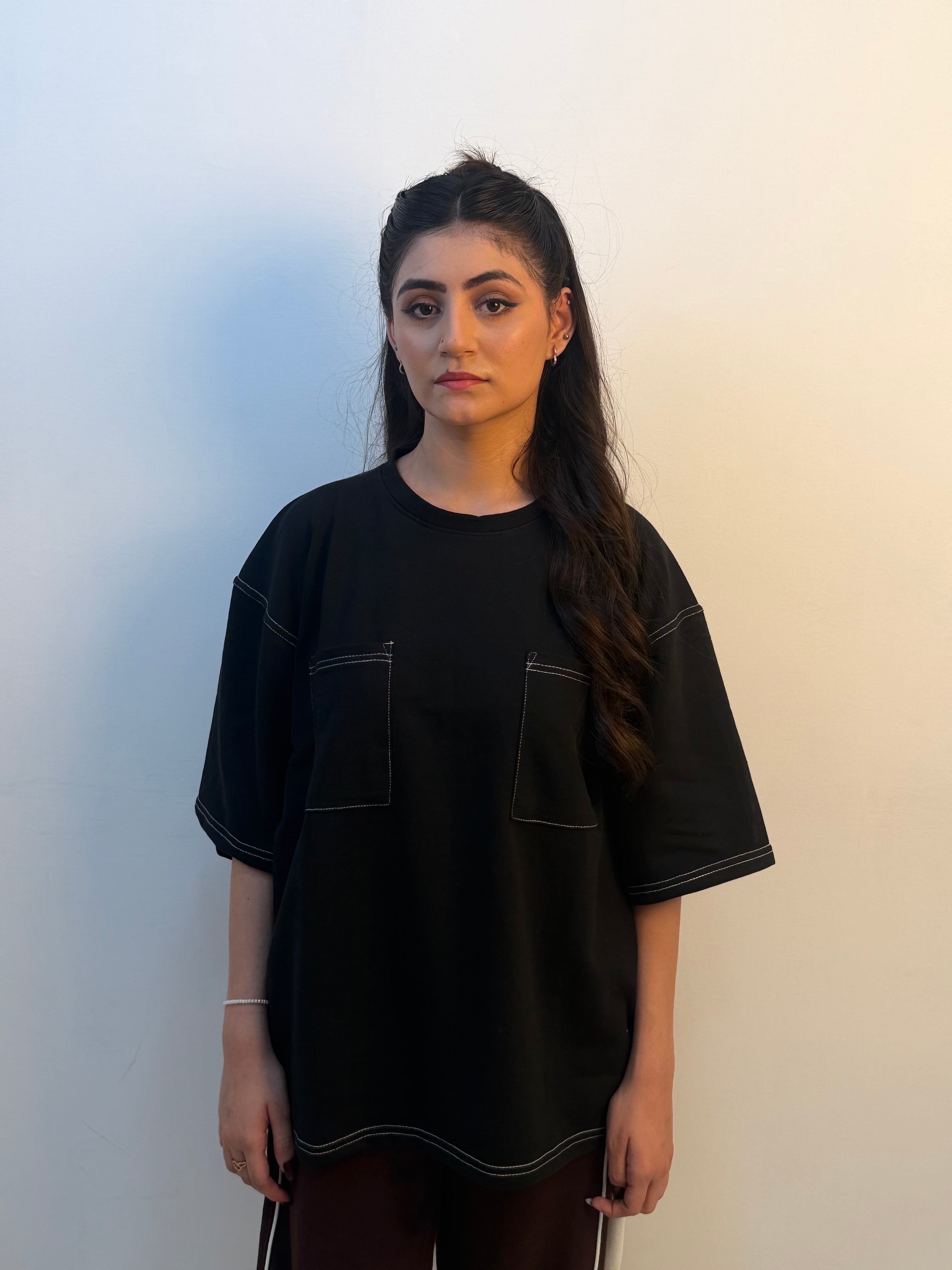 BLACK DUAL POCKET DRIFT