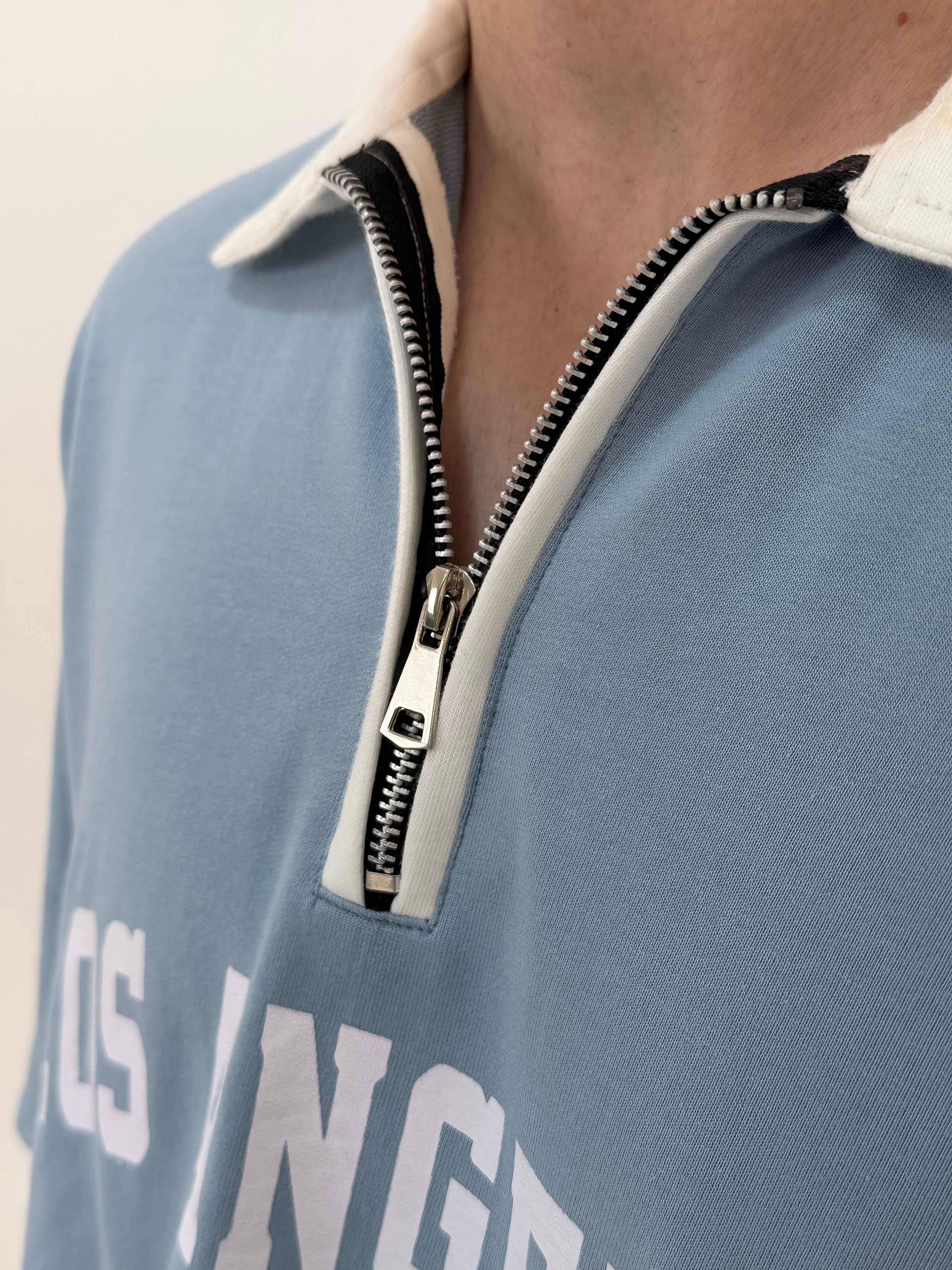 SKYLINE ZIP POLO