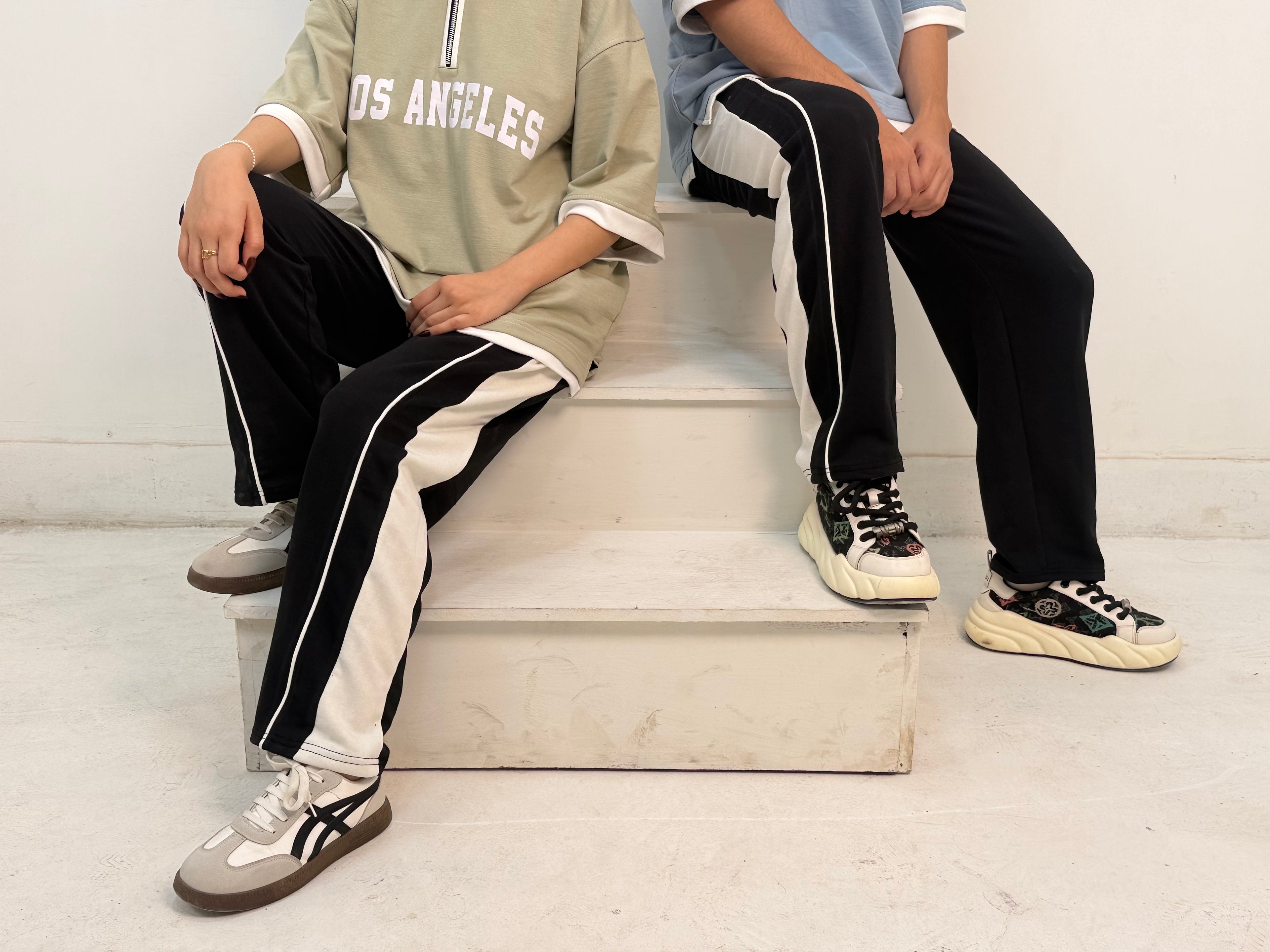 BLACK - DUAL PANEL BAGGY